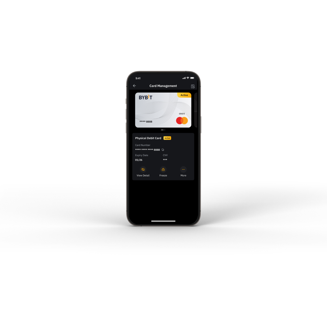 Bybit Card in der App